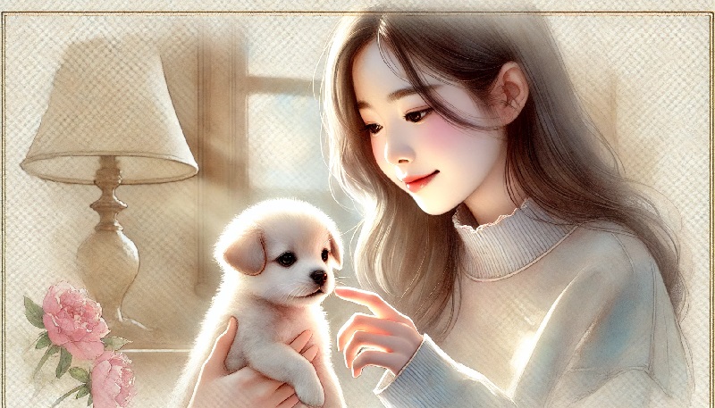 건강하고 귀여운 새끼강아지를 가지고 싶을때