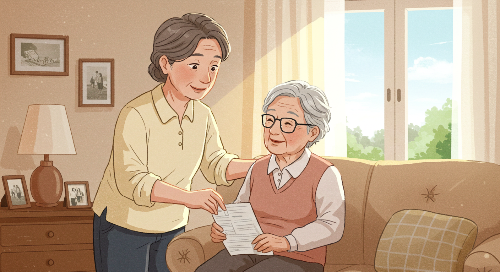 치매 부모님을 돌볼 때 편안한 마음가짐