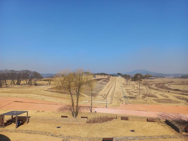 익산 백제왕궁 박물관 / 왕궁리 유적 겨울 전경