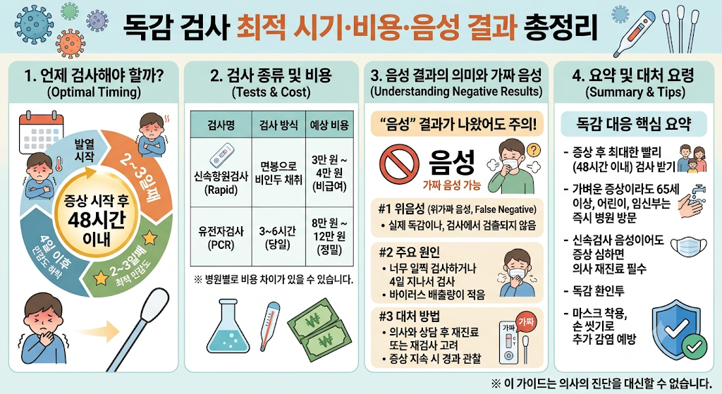 독감 검사 언제 해야 할까?