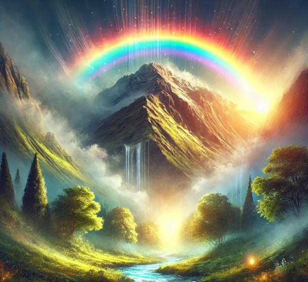 무지개산의 모습