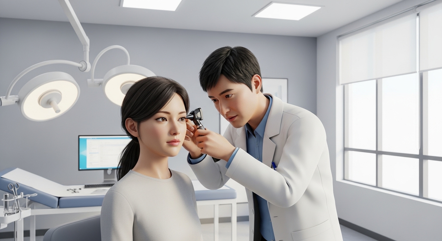 돌발성난청, 이관기능장애