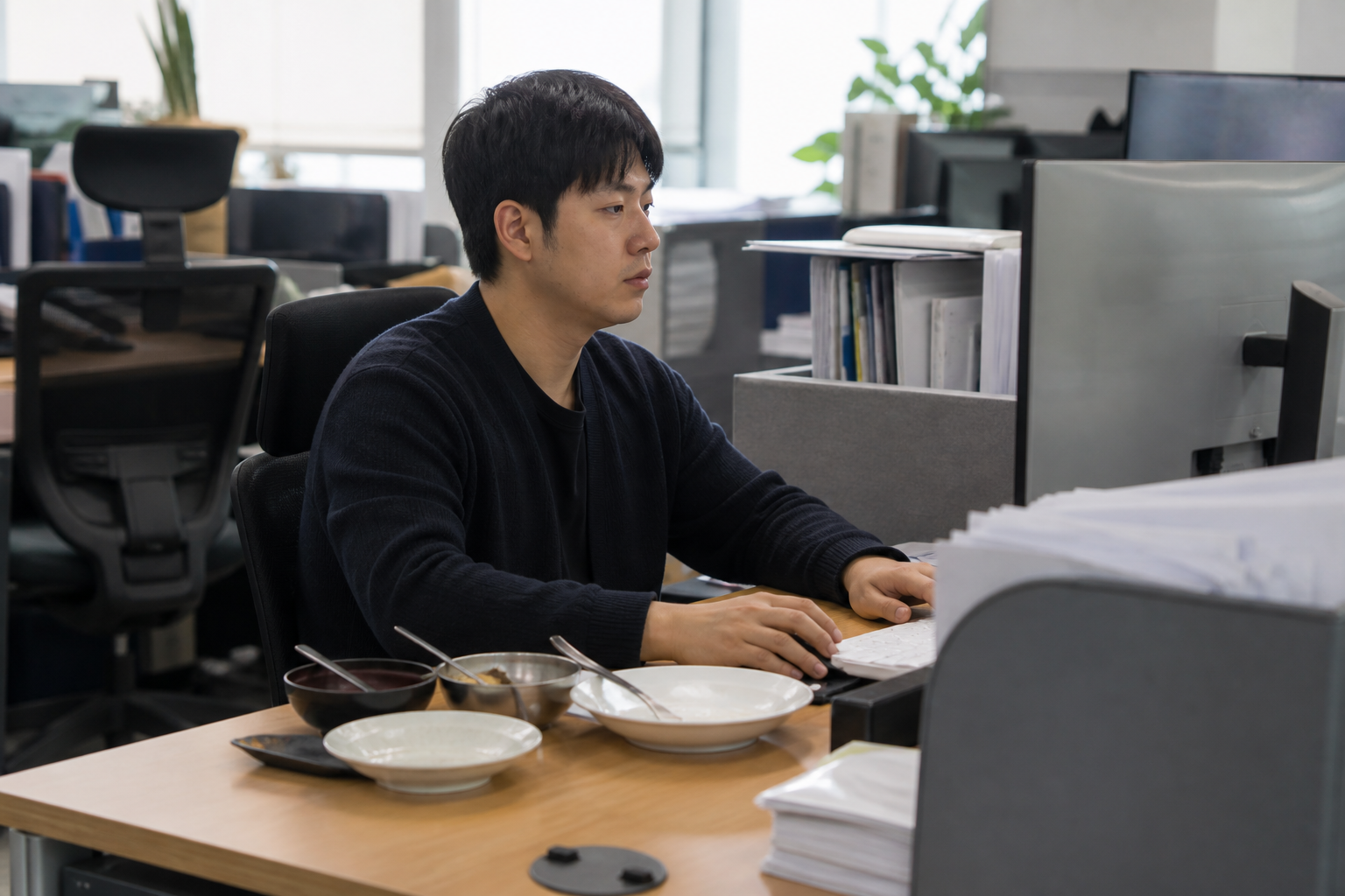 점심 뒤 오래 앉아 있는 생활