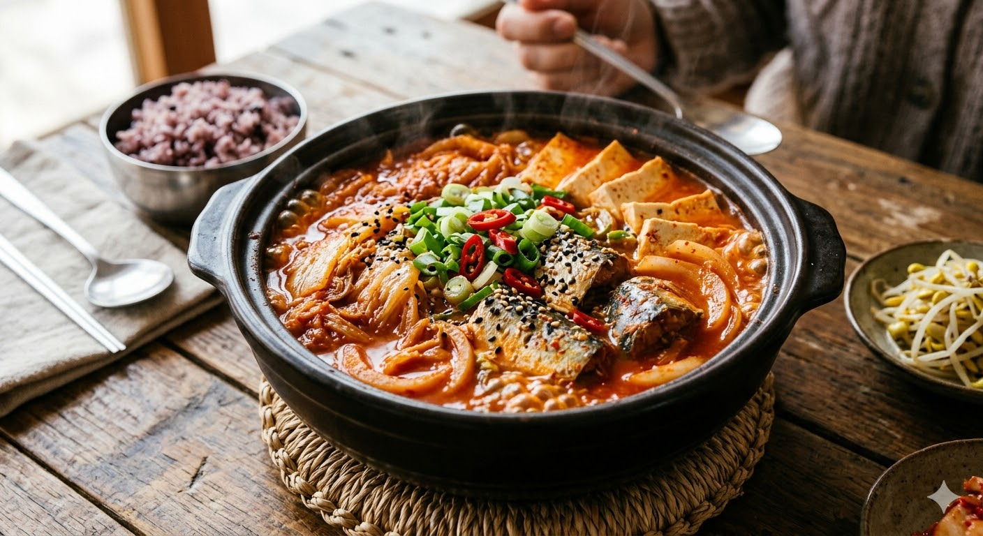 꽁치 김치찌개 만드는 법: 비린내 없는 시원함