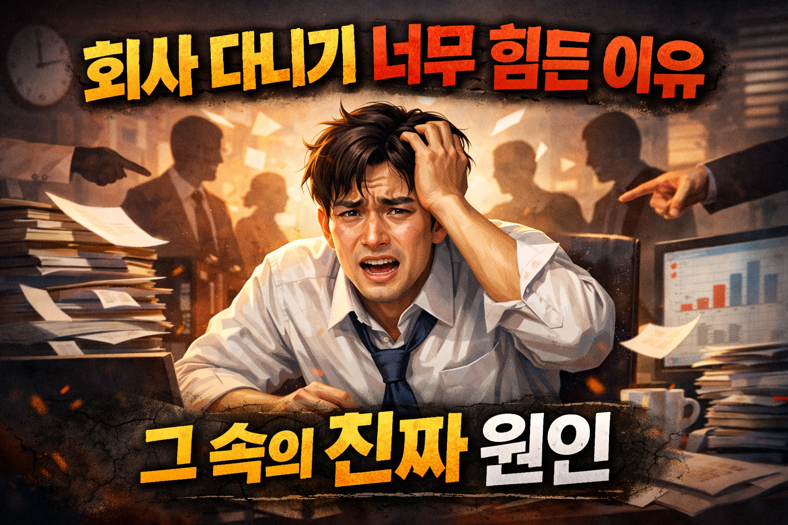 회사 다니기 너무 힘든 이유