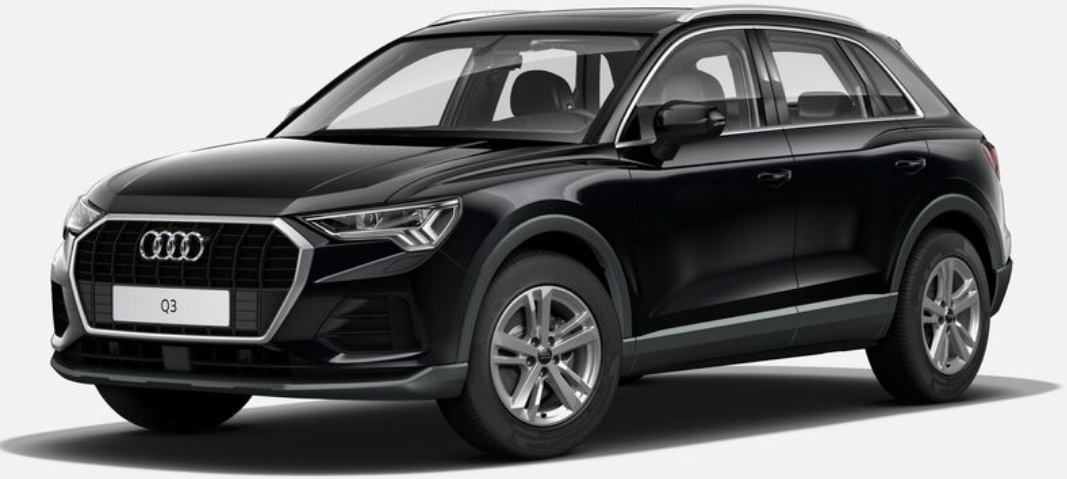 아우디 Q3 색상코드 - Myth Black Metallic ( 색상코드 :  LY9T)