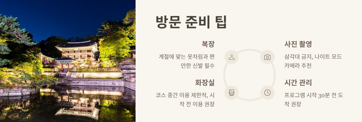 창덕궁 달빛기행 예매
