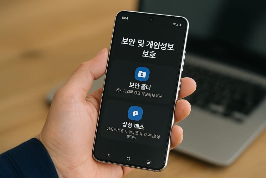 갤럭시 보안 기능(보안 폴더·삼성 패스) 활용법