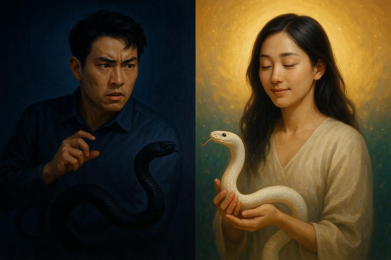 뱀 나오는 꿈의 모든 것: 검은뱀 꿈부터 흰뱀까지, 뱀 죽이는&middot;잡는&middot;물리는 꿈 (큰뱀이나 뱀이&nbsp;많이&nbsp;나오는 꿈, 태몽 &amp; 로또 관계)