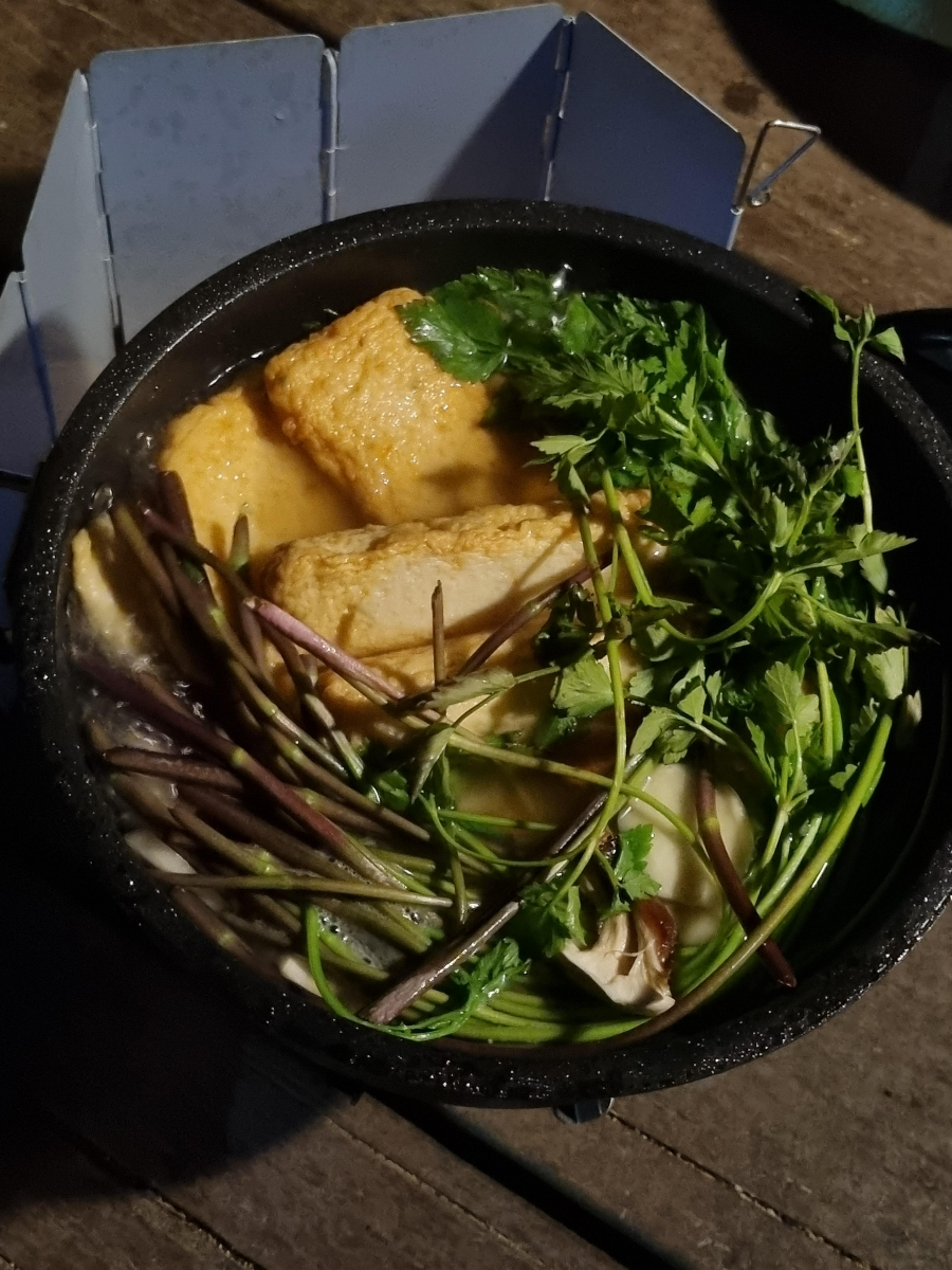 오뎅탕과 돌미나리