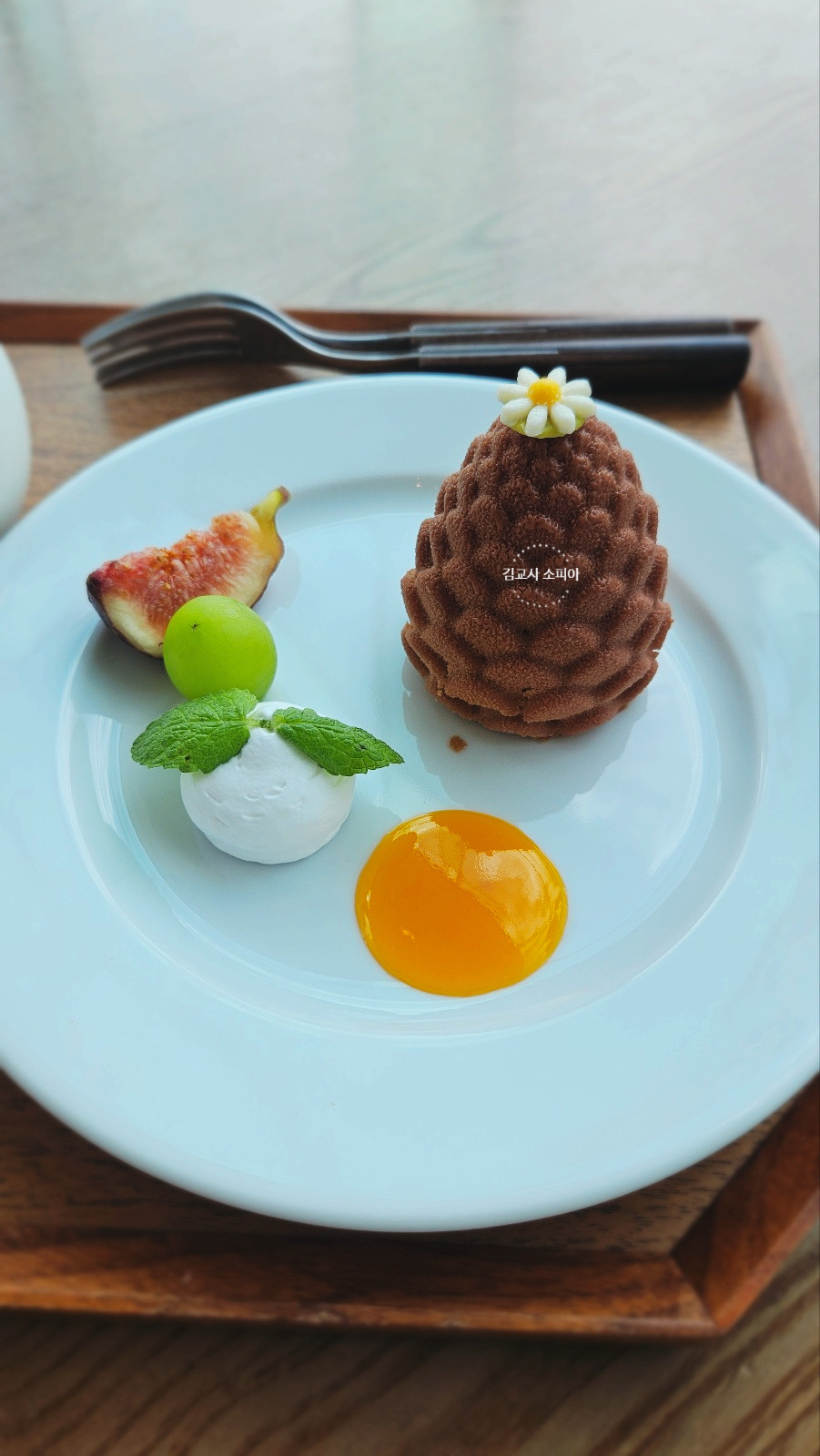 🌲 속초 울산바위 카페 &lsquo;더 엠브로시아&rsquo; 방문 후기 &amp;#124; 솔방울 라떼와 초코무스 맛집[내돈내산 후기]