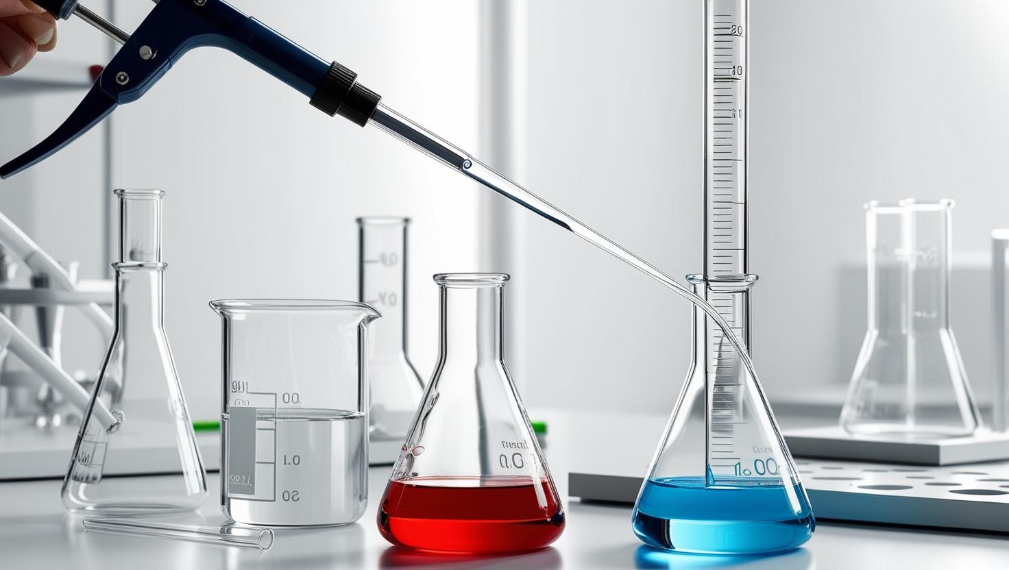 중화적정 실험 모습