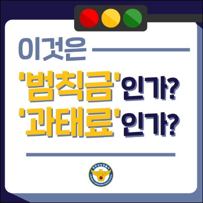범칙금 과태료