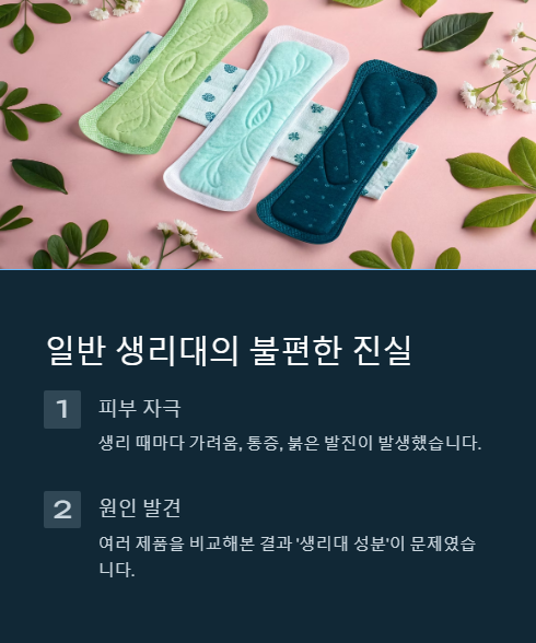 일반 생리대의 불편한 진실