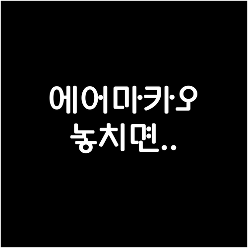에어마카오 인천공항 제1터미널 이용 ..
