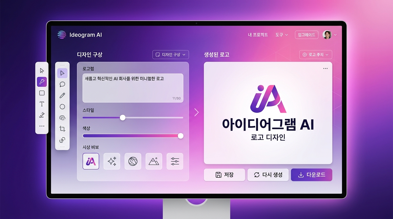 Ideogram AI 로고 생성
