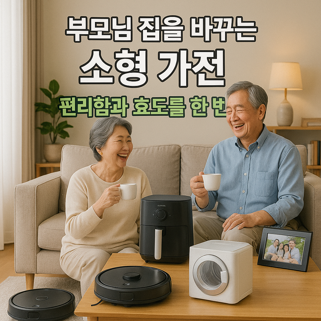 부모님을 위한 소형 가전의 따뜻한 선물