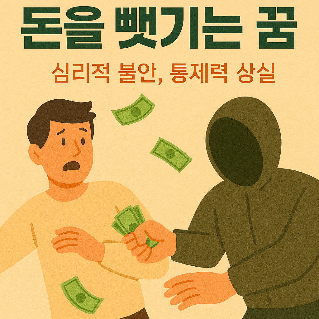 돈 뺏기는 꿈
