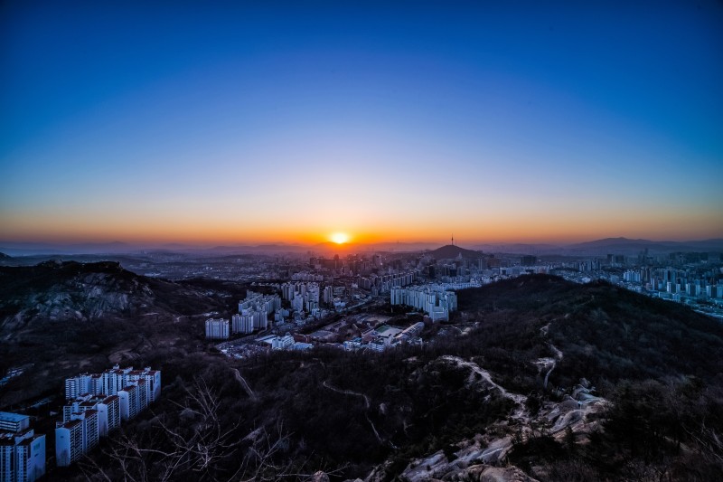서대문구청 제공 안산 일출 사진