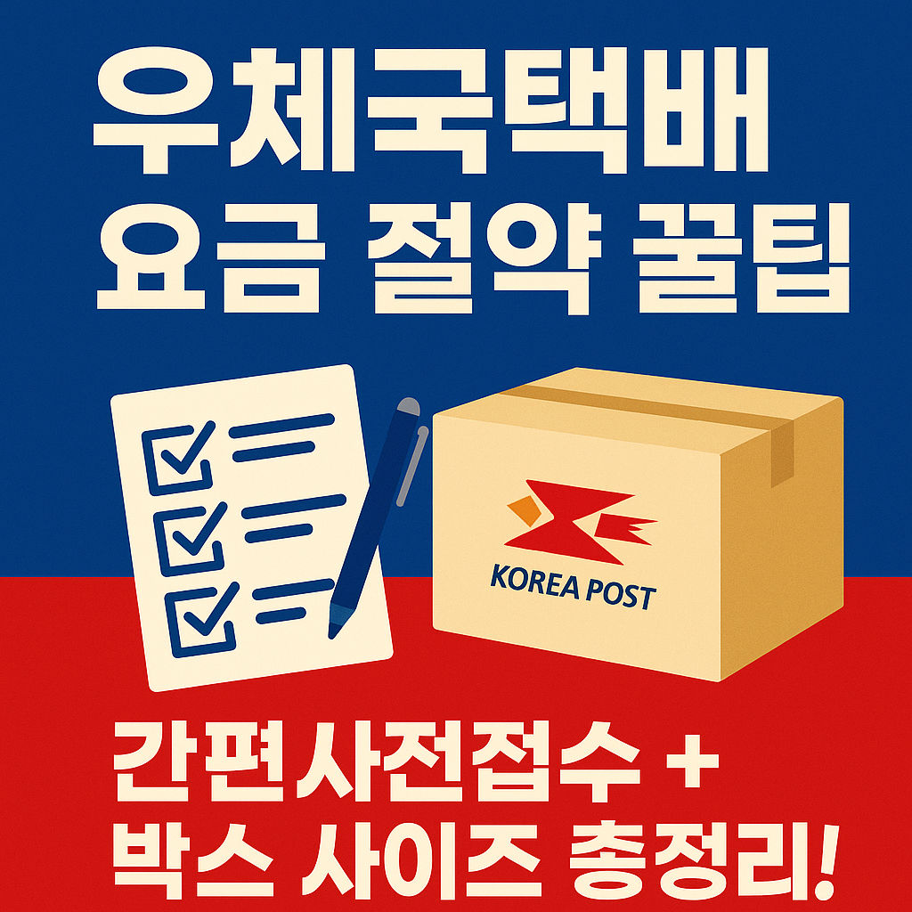 우체국택배 사전접수