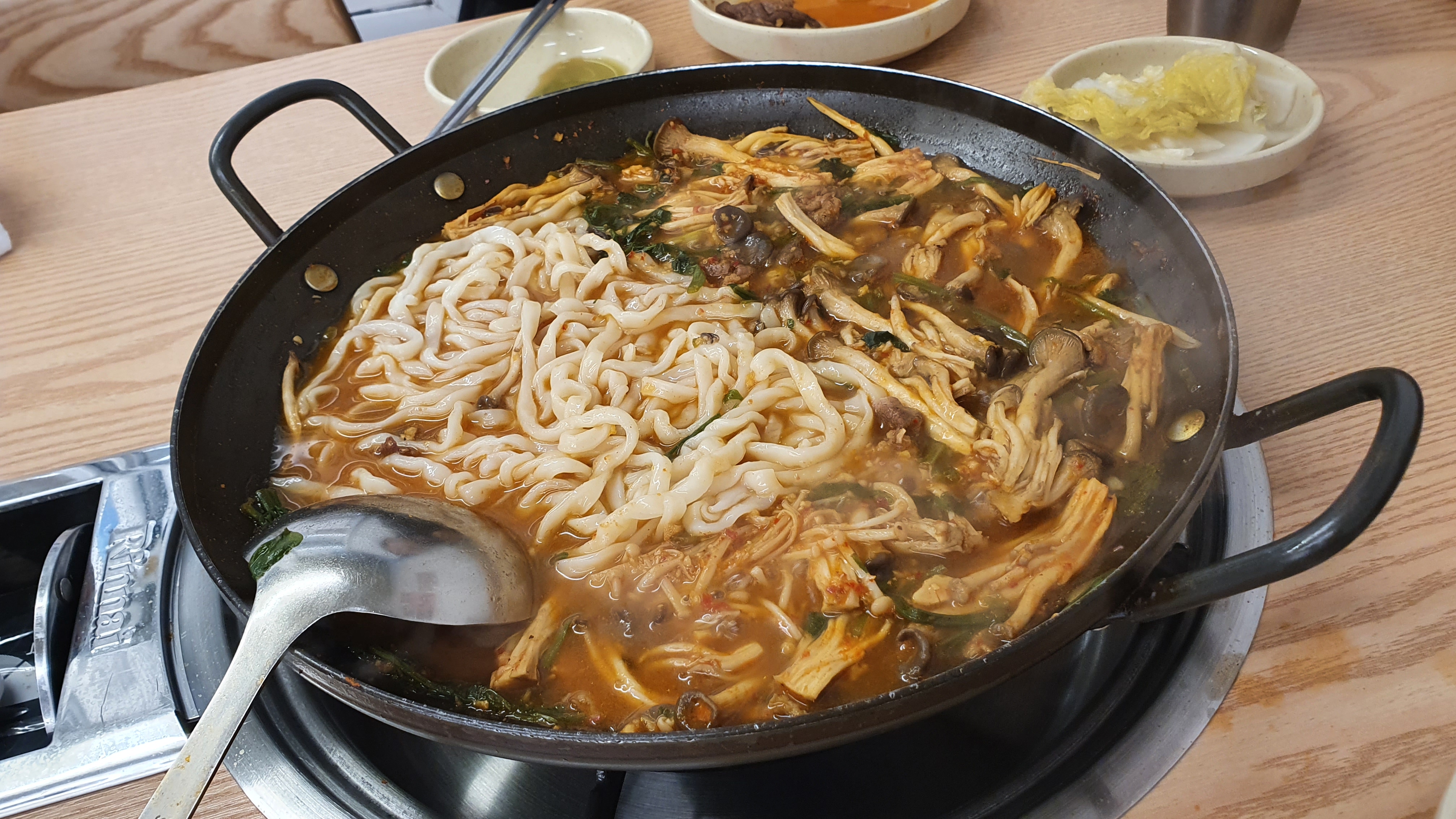 칼국수 추가
