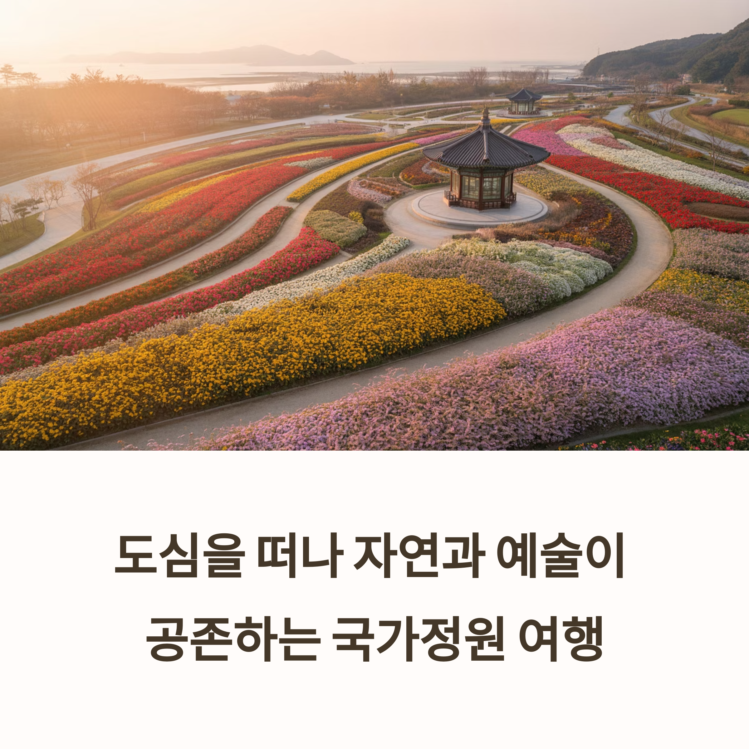 국내 여행지로 뜨는 국가정원, 자연 속 힐링의 완성