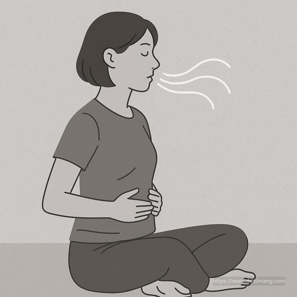 간단한 호흡법으로 졸음 쫓는 법