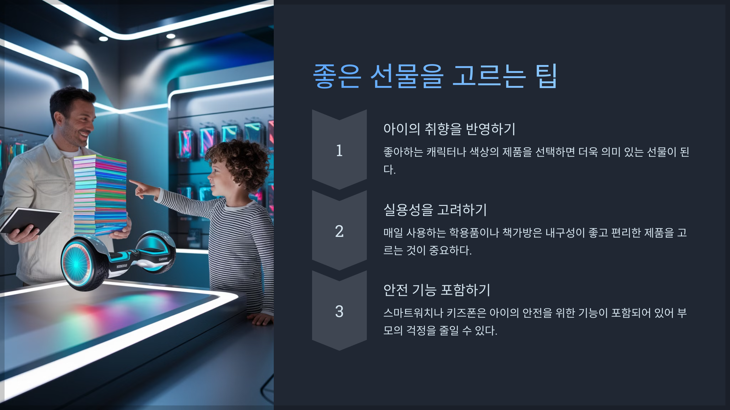 좋은 선물을 고르는 팁