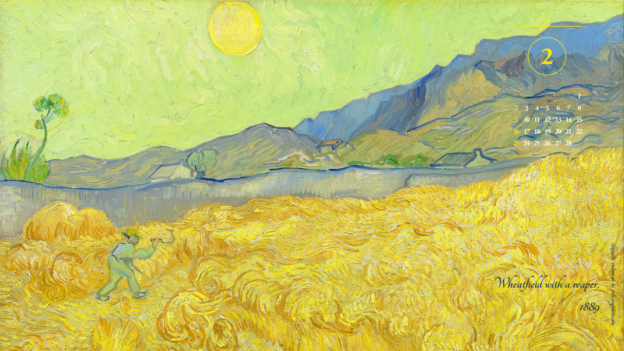 08 수확하는 사람 A - 2025년2월 노트북배경화면