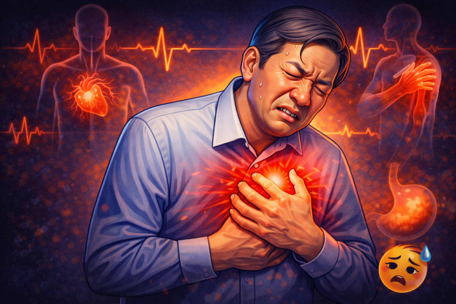 가슴 통증이 있을 때 확인해야 할 위험 신호 체크