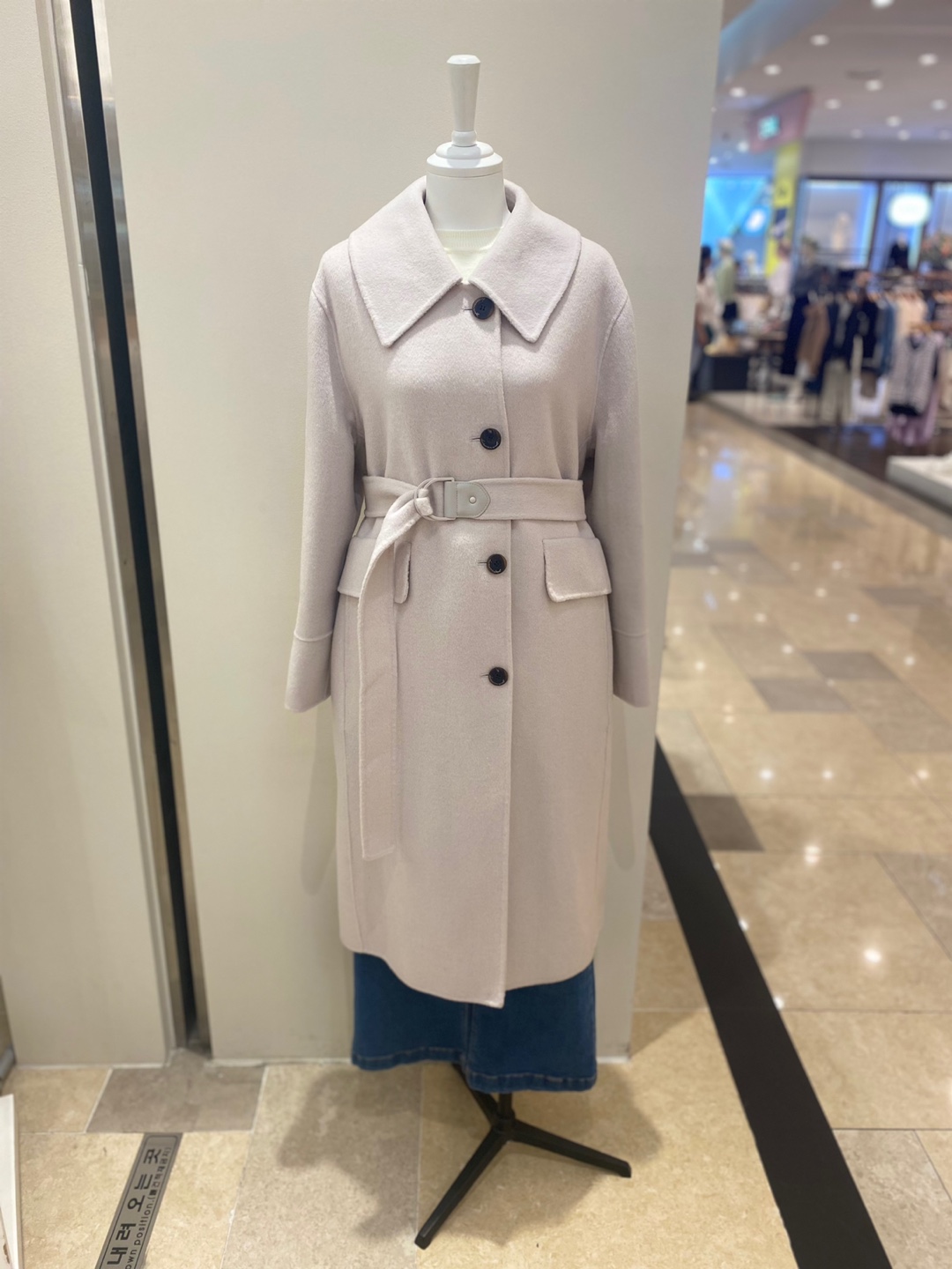 온앤온 맥카라 벨티드 핸드메이드 코트 jw1wh711