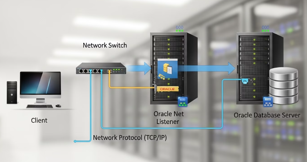 Oracle Listener 에러 해결 섹션 아키텍처 이미지
