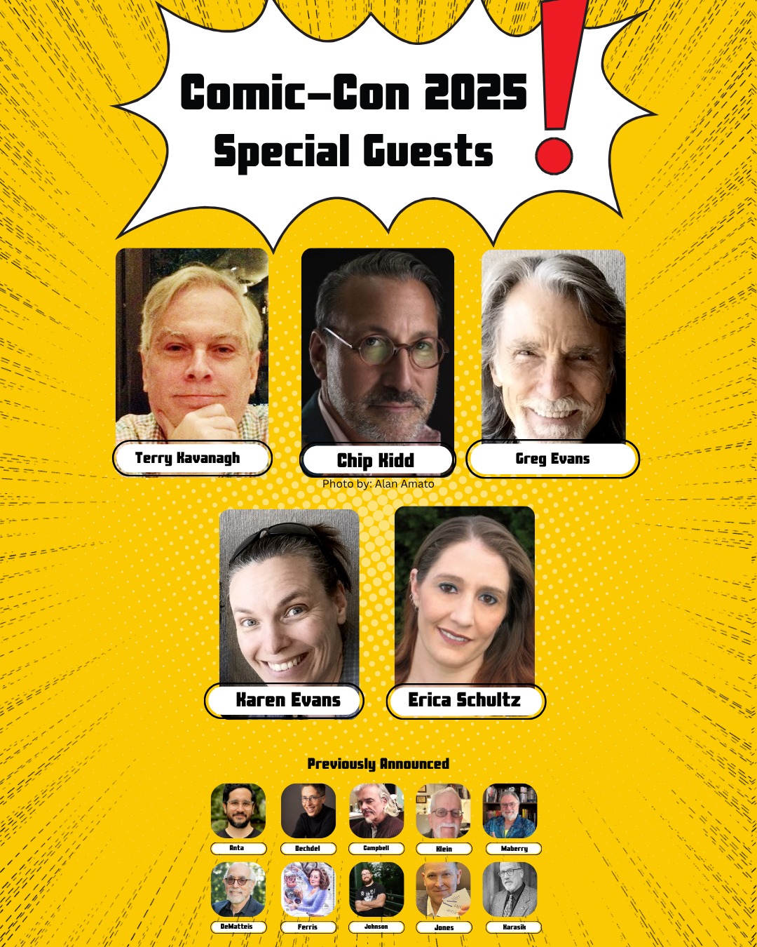 2025년 샌디에이고 코믹콘 게스트