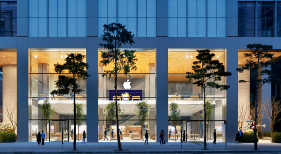 애플 전시장 전경모습