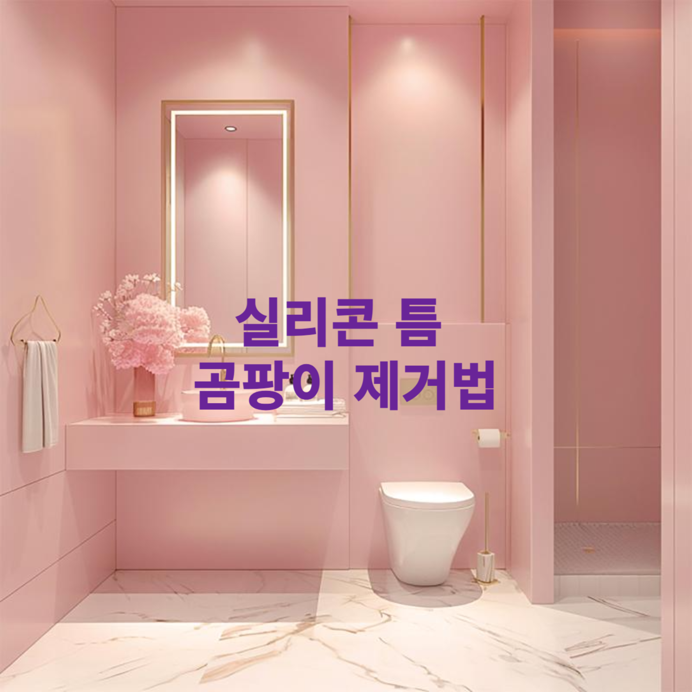 화장실청소 실리콘청소