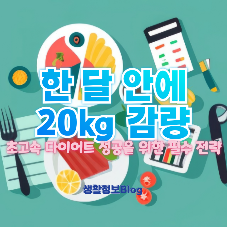 한달에 20kg 감량