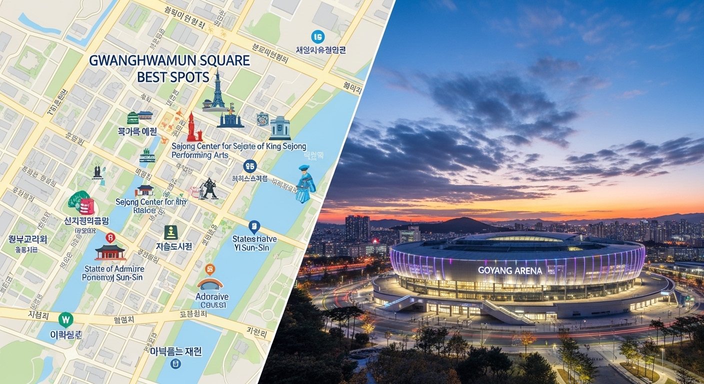 2026년 방탄소년단 컴백 광화문 공연 명당 추천 및 고양 아레나 실전 관람 꿀팁