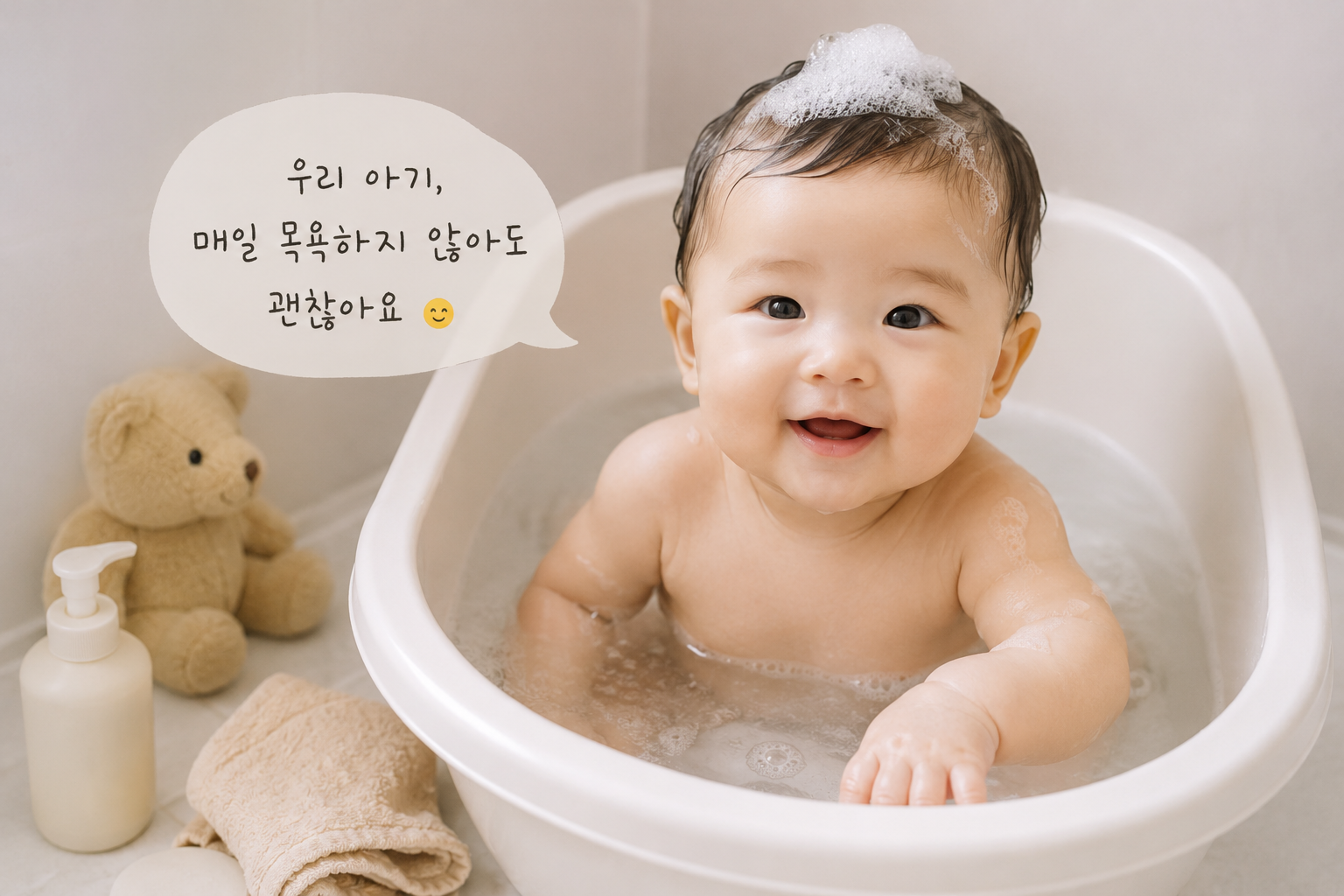 아기 목욕 횟수