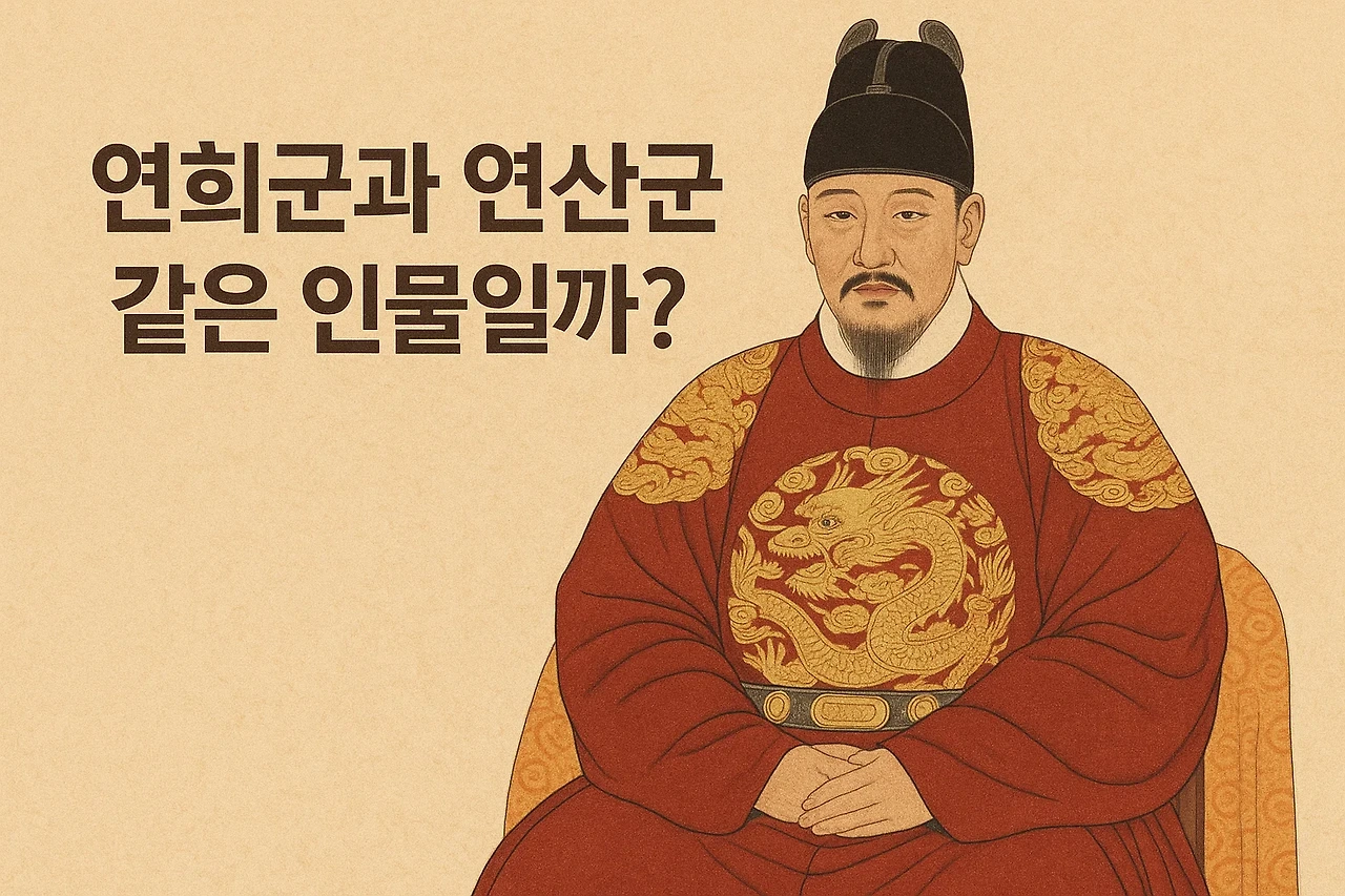 연희군과 연산군, 같은 인물일까?