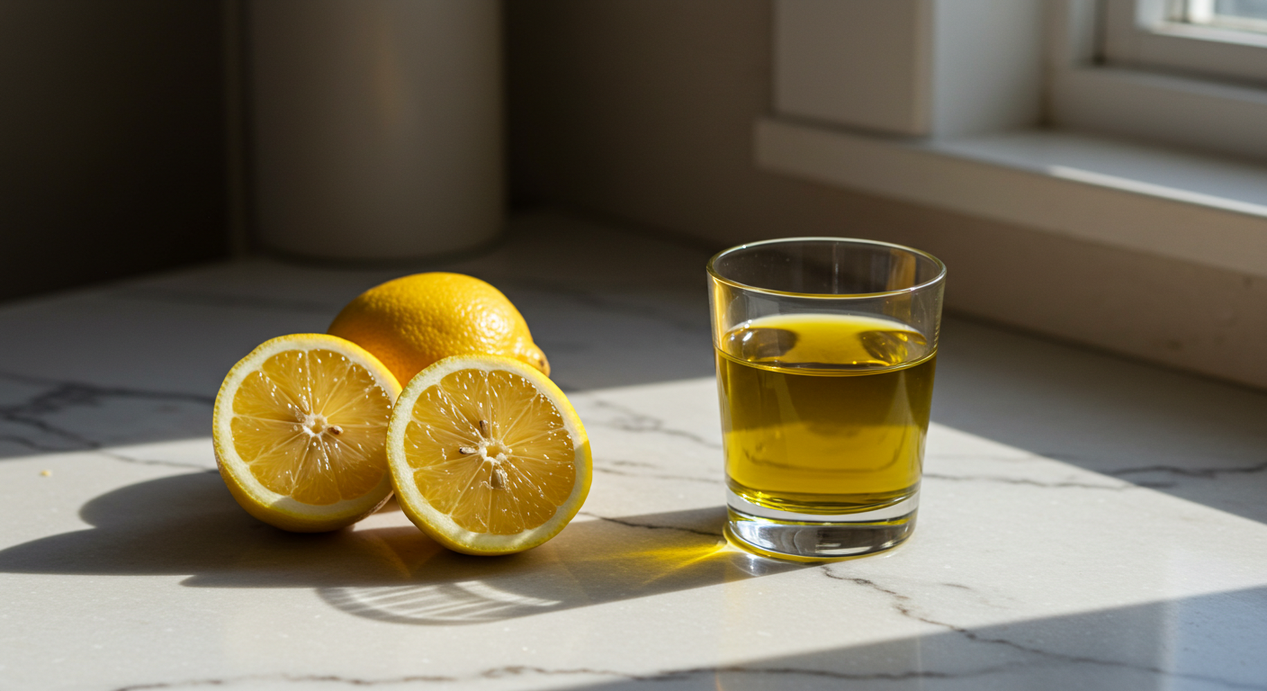 게임 체인저! 레몬즙 올리브유 공복의 놀라운 효과