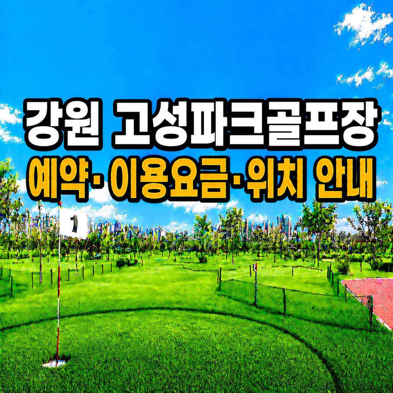 고성파크골프장(강원) 이용 가이드 ❘ 예약방법&middot;이용요금&middot;운영시간 완벽 정리