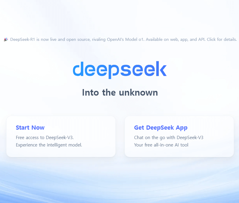 딥시크 쇼크 뜻