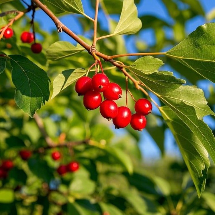 다양한 보리수 요리들이 아름답게 배치된 테이블 위 풍경. 투명한 유리병에 담긴 빨간 보리수청, 발효 중인 보리수 효소, 빵에 발라진 보리수 잼, 따뜻한 김이 나는 보리수차 등이 자연광이 들어오는 주방에서 정갈하게 세팅되어 있는 모습. 신선한 보리수 열매들이 바구니에 담겨 배경에 자연스럽게 배치된 따뜻하고 건강한 느낌의 이미지.