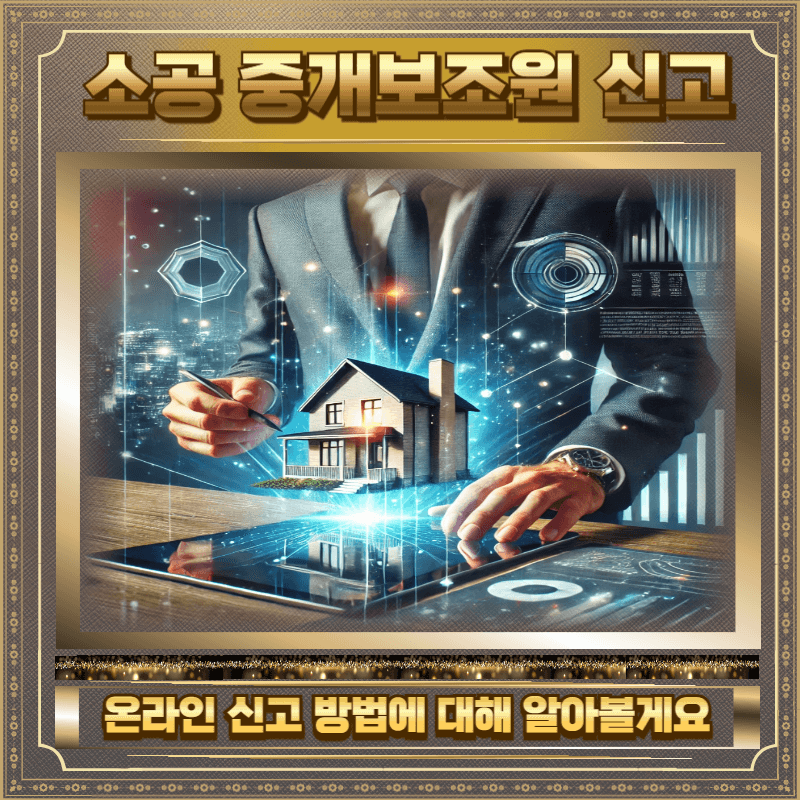 소속공인중개사 중개보조원 인터넷 고용 해고 신고