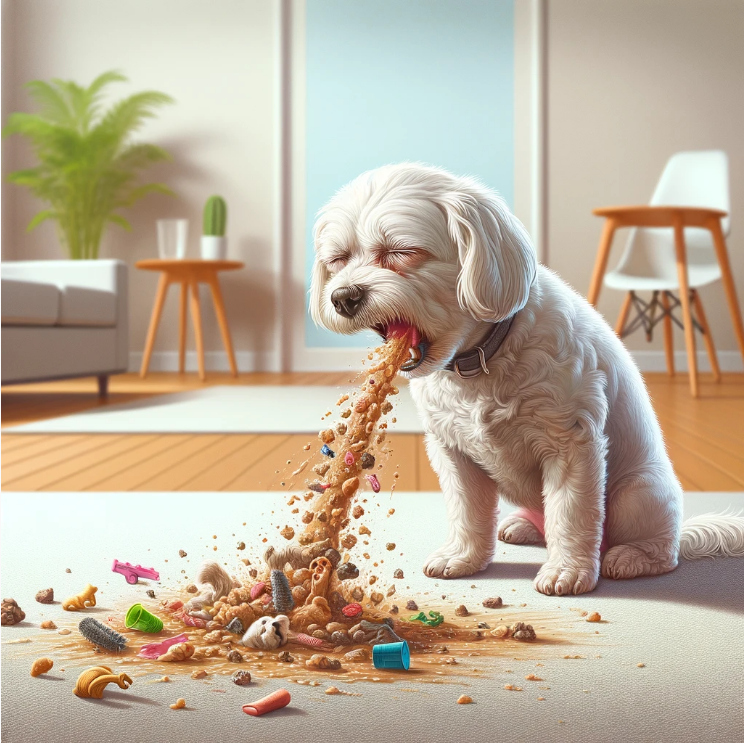 강아지 노란색 거품토 거품침 이유 대처 방법