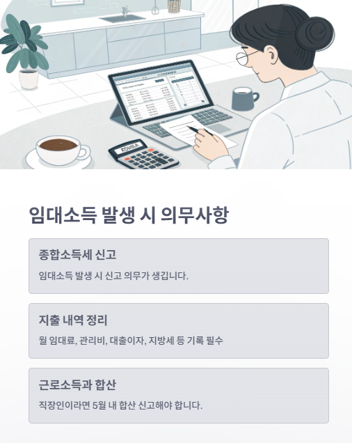 임대소득 발생 시 의무사항