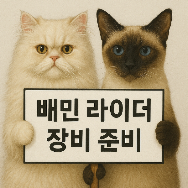 배민 라이더 장비 완벽 준비 가이드