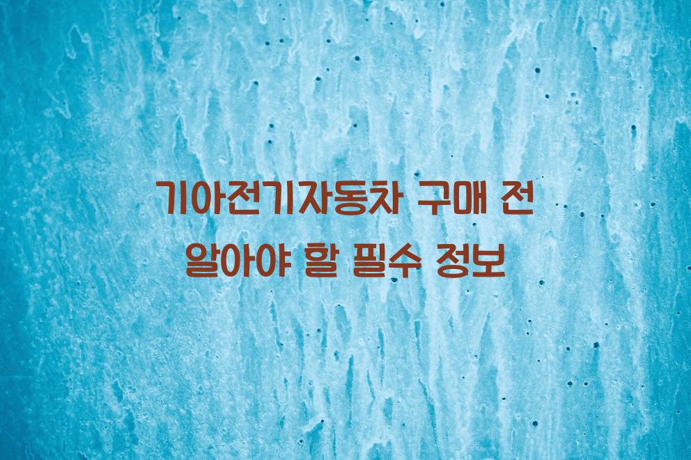 기아전기자동차