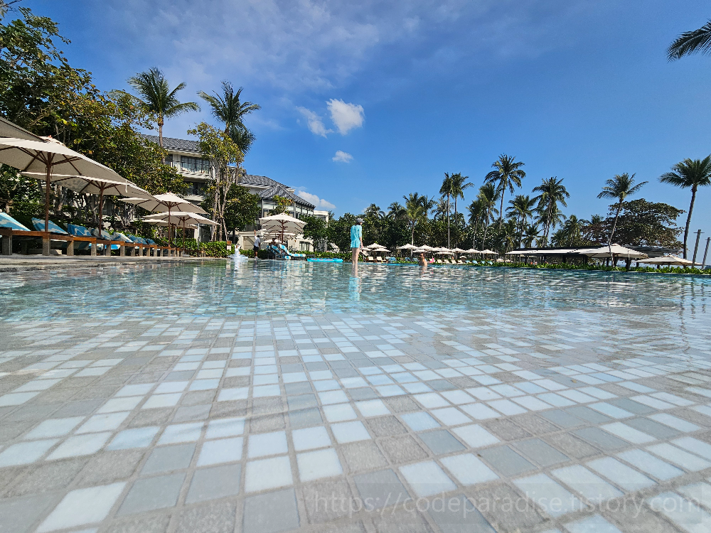 호텔 수영장 사진