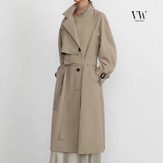 VW베라왕 미리주문10 22FW 세미플랩 트렌치 코트